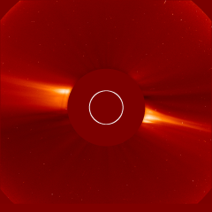 Image of solar wind