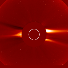 Image of solar wind