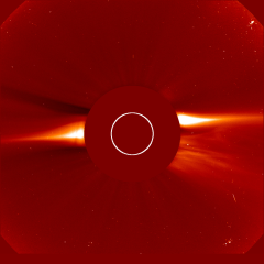 Image of solar wind