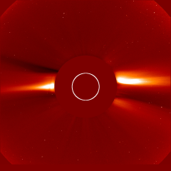 Image of solar wind