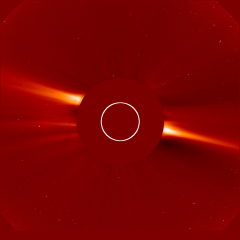 Image of solar wind