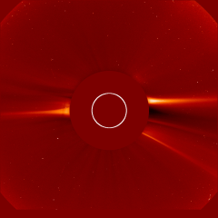 Image of solar wind