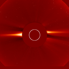 Image of solar wind