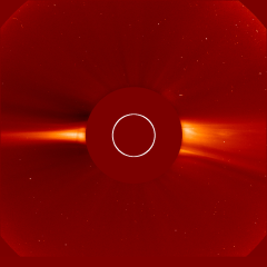 Image of solar wind