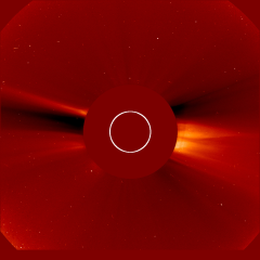 Image of solar wind