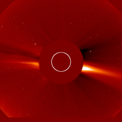 Image of solar wind