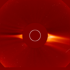 Image of solar wind