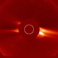 Image of solar wind