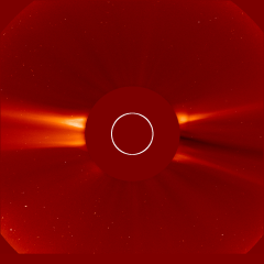 Image of solar wind