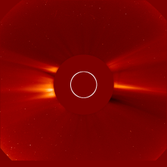 Image of solar wind