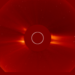 Image of solar wind