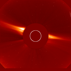 Image of solar wind