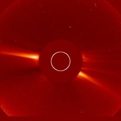 Image of solar wind