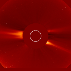 Image of solar wind