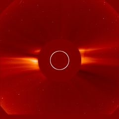 Image of solar wind