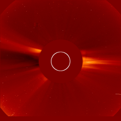 Image of solar wind