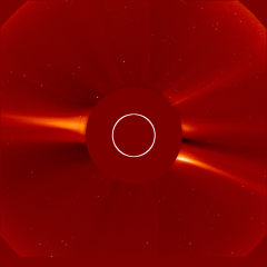 Image of solar wind