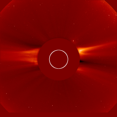 Image of solar wind