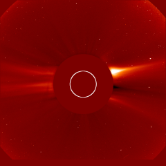 Image of solar wind