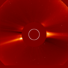 Image of solar wind