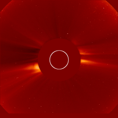 Image of solar wind