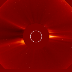 Image of solar wind