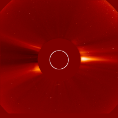 Image of solar wind