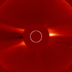 Image of solar wind