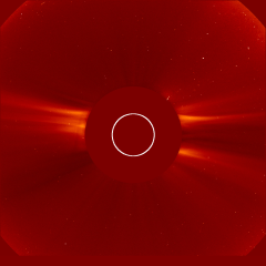 Image of solar wind