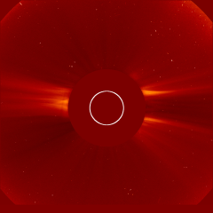 Image of solar wind