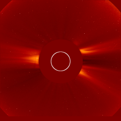 Image of solar wind