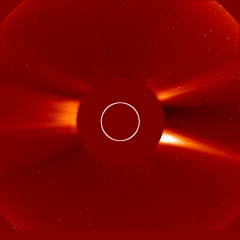 Image of solar wind