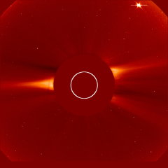 Image of solar wind