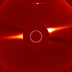 Image of solar wind