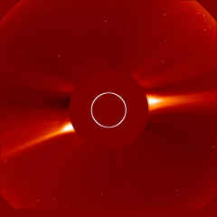 Image of solar wind