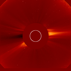 Image of solar wind