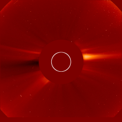 Image of solar wind