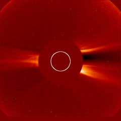 Image of solar wind