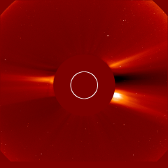 Image of solar wind