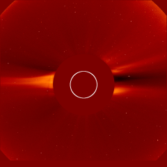 Image of solar wind