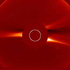 Image of solar wind