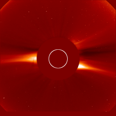 Image of solar wind