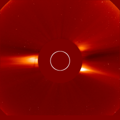 Image of solar wind