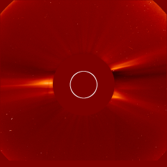 Image of solar wind