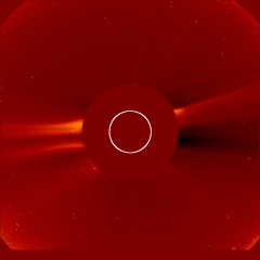 Image of solar wind