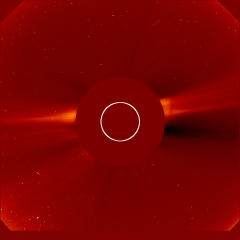 Image of solar wind