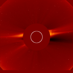 Image of solar wind