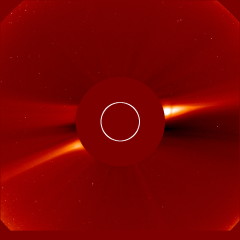 Image of solar wind