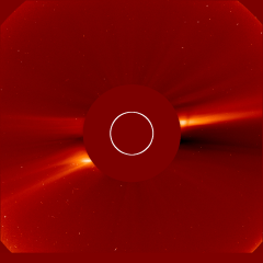 Image of solar wind