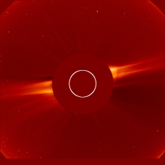 Image of solar wind